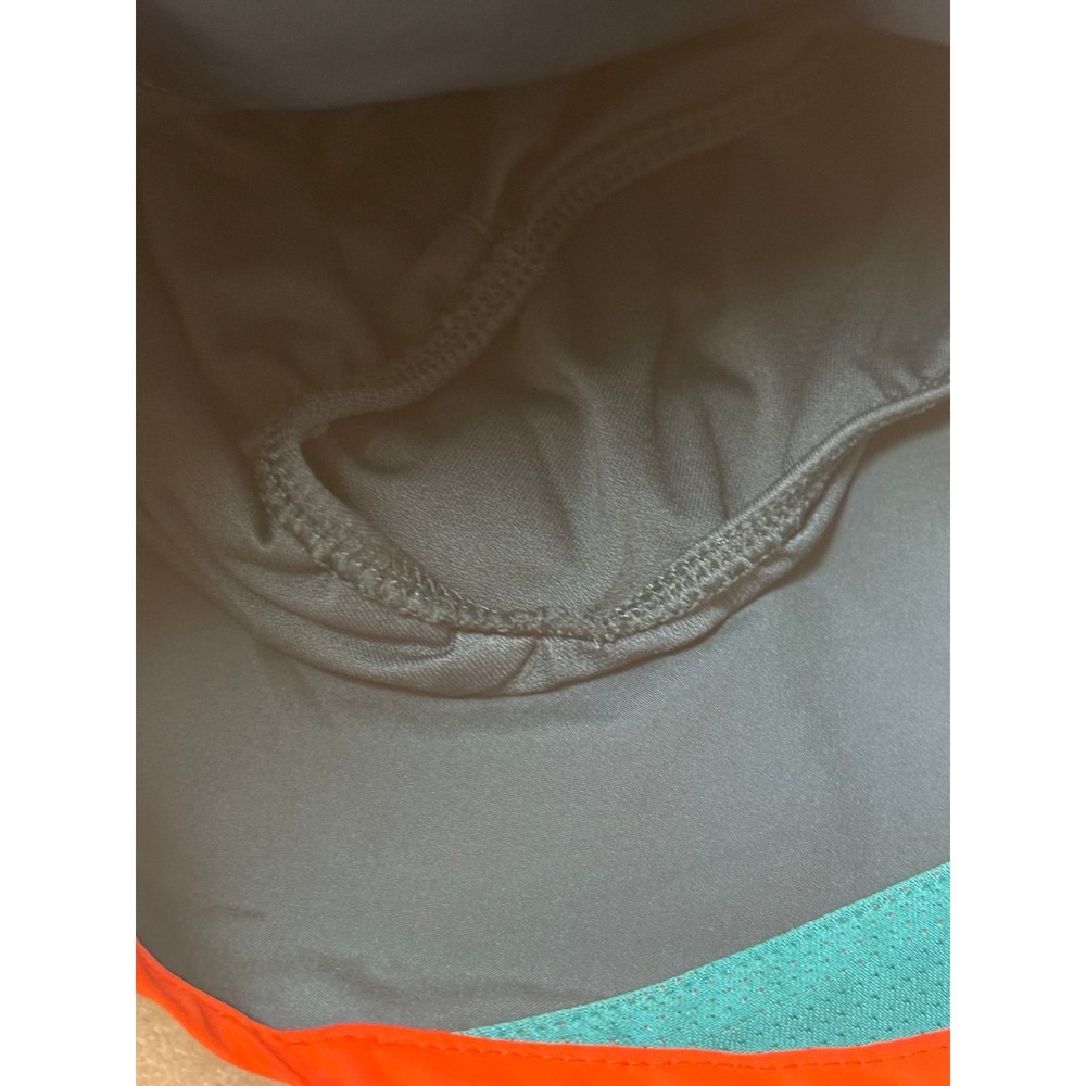 NIKE DRI-FIT Blue w/ Neon Orange Trim Blue Mesh Sides Running Shorts, Women's S - Picture 4 of 5